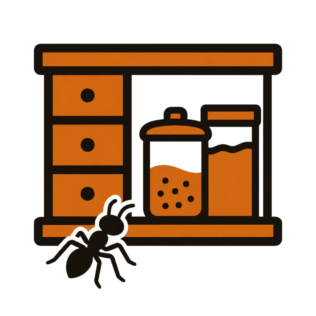 Icon Ameisen Küche Vorrat